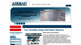 What Airbagsolutions.com website looked like in 2015 (8 years ago)