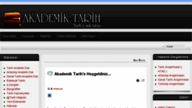 What Akademiktarih.com website looked like in 2015 (8 years ago)
