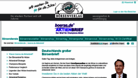 What Aktienbrief-online.de website looked like in 2015 (8 years ago)