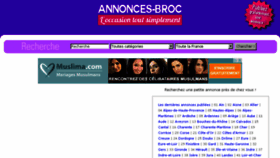 What Annonces-broc.fr website looked like in 2015 (8 years ago)