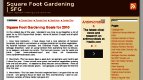What Allaboutsquarefootgardening.com website looked like in 2015 (8 years ago)