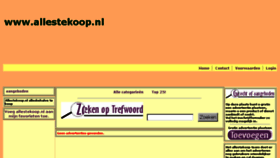 What Allestekoop.nl website looked like in 2015 (8 years ago)