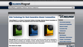 What Alumnimagnet.com website looked like in 2015 (8 years ago)