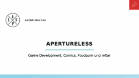 What Apertureless.de website looked like in 2015 (8 years ago)