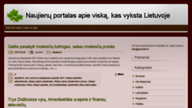 What Apskritis.lt website looked like in 2015 (8 years ago)