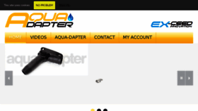 What Aqua-dapter.co.uk website looked like in 2015 (8 years ago)