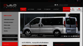 What Auto-rental.sk website looked like in 2015 (8 years ago)