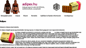 What Adipex.hu website looked like in 2015 (8 years ago)