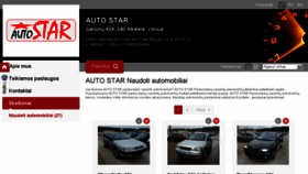 What Autostar.lt website looked like in 2015 (8 years ago)