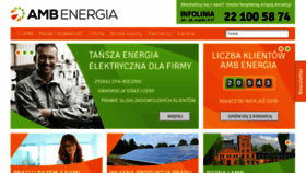What Amberenergia.pl website looked like in 2015 (8 years ago)