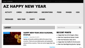 What Azhappynewyear.com website looked like in 2015 (8 years ago)