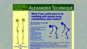 What Alexanderlessons.com website looked like in 2015 (8 years ago)