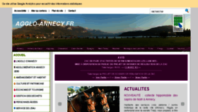 What Agglo-annecy.fr website looked like in 2015 (8 years ago)
