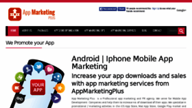 What Appmarketingplus.com website looked like in 2016 (8 years ago)