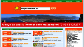 What Alanyarehberi.com website looked like in 2016 (8 years ago)