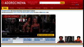 What Adorocinema.com.br website looked like in 2016 (8 years ago)