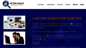 What Allsitesearch.com website looked like in 2016 (8 years ago)