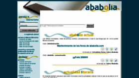 What Ababolia.com website looked like in 2016 (8 years ago)