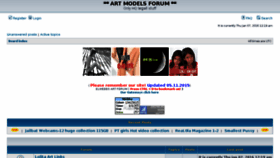 What Artffboard.net website looked like in 2016 (8 years ago)