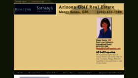 What Azgolfproperties.com website looked like in 2016 (8 years ago)
