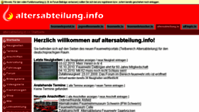 What Altersabteilung.info website looked like in 2016 (8 years ago)