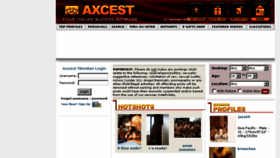 What Axcest.com website looked like in 2016 (8 years ago)