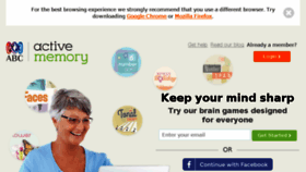 What Activememory.com website looked like in 2016 (8 years ago)