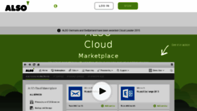 What Alsocloud.eu website looked like in 2016 (8 years ago)