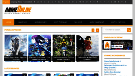 What Animeonline.one website looked like in 2016 (8 years ago)