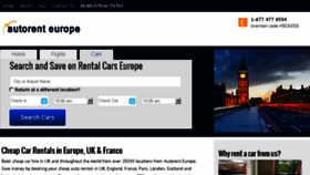 What Autorenteurope.com website looked like in 2016 (10 years ago)