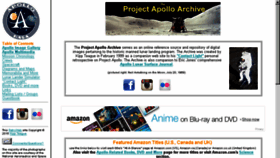 What Apolloarchive.com website looked like in 2016 (8 years ago)