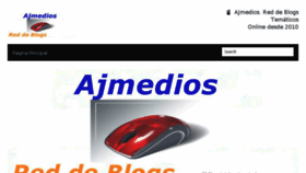 What Ajmedios.com website looked like in 2016 (8 years ago)