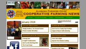 What Alafarmnews.com website looked like in 2016 (8 years ago)
