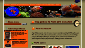 What Atlasakvaryum.com website looked like in 2016 (8 years ago)