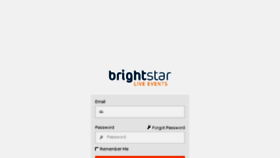 What Admin.brightstarevents.com website looked like in 2016 (8 years ago)