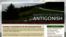What Antigonishcounty.ns.ca website looked like in 2016 (8 years ago)
