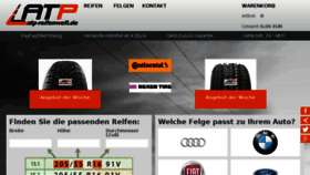 What Atp-reifenwelt.de website looked like in 2016 (8 years ago)