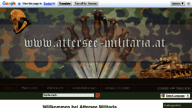 What Attersee-militaria.at website looked like in 2016 (8 years ago)