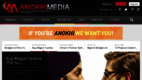 What Anokhimagazine.com website looked like in 2016 (8 years ago)