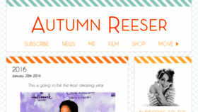 What Autumnreeser.com website looked like in 2016 (8 years ago)