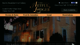What Artfullodger.net website looked like in 2016 (8 years ago)