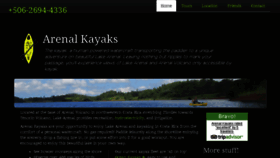 What Arenalkayaks.com website looked like in 2016 (8 years ago)