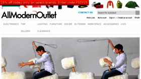 What Allmodernoutlet.com website looked like in 2016 (8 years ago)