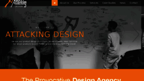 What Attackingdesign.com website looked like in 2016 (8 years ago)