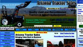 What Aztractorsales.com website looked like in 2016 (8 years ago)