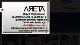 What Areta.web.tr website looked like in 2016 (8 years ago)