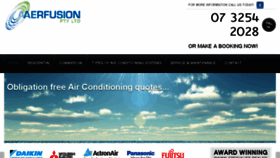 What Aaerfusion.com.au website looked like in 2016 (8 years ago)