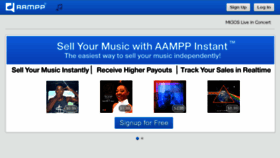 What Aampp.net website looked like in 2016 (8 years ago)