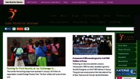 What Asafeworldforwomen.org website looked like in 2016 (8 years ago)