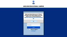 What Adelsoncampus.edsby.com website looked like in 2016 (8 years ago)